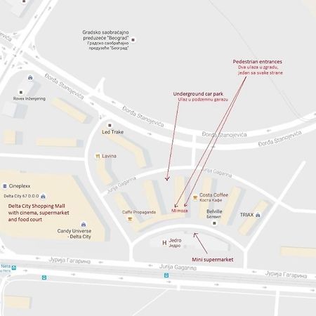 Belville Luxury Apartment 베오그라드 외부 사진