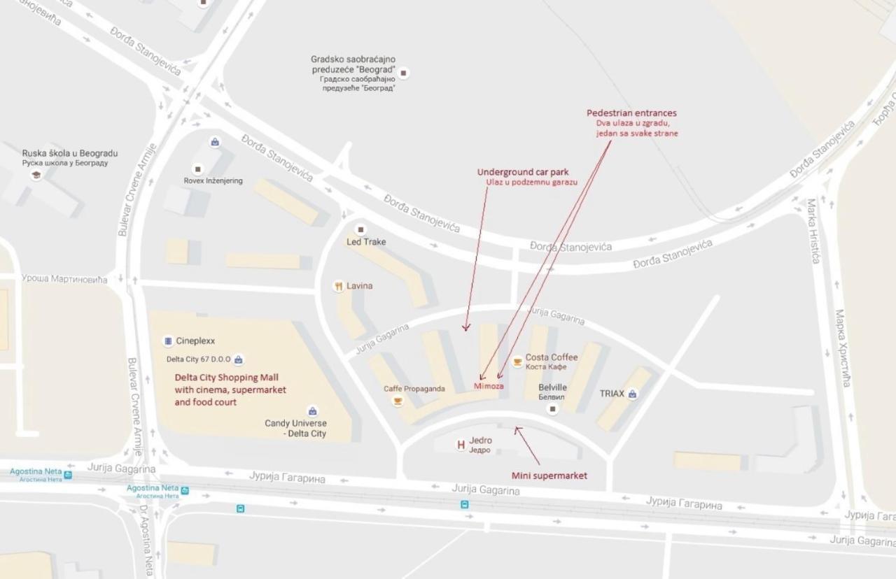 Belville Luxury Apartment 베오그라드 외부 사진